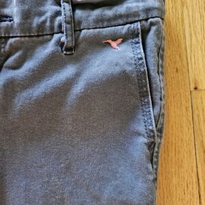 Grane pants, super low, size 0, color is charcoal gray but appears blue in pic